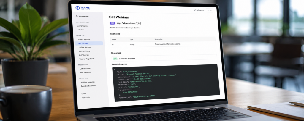 Set Up authentication for Teams webinars v2 - granting API permissions