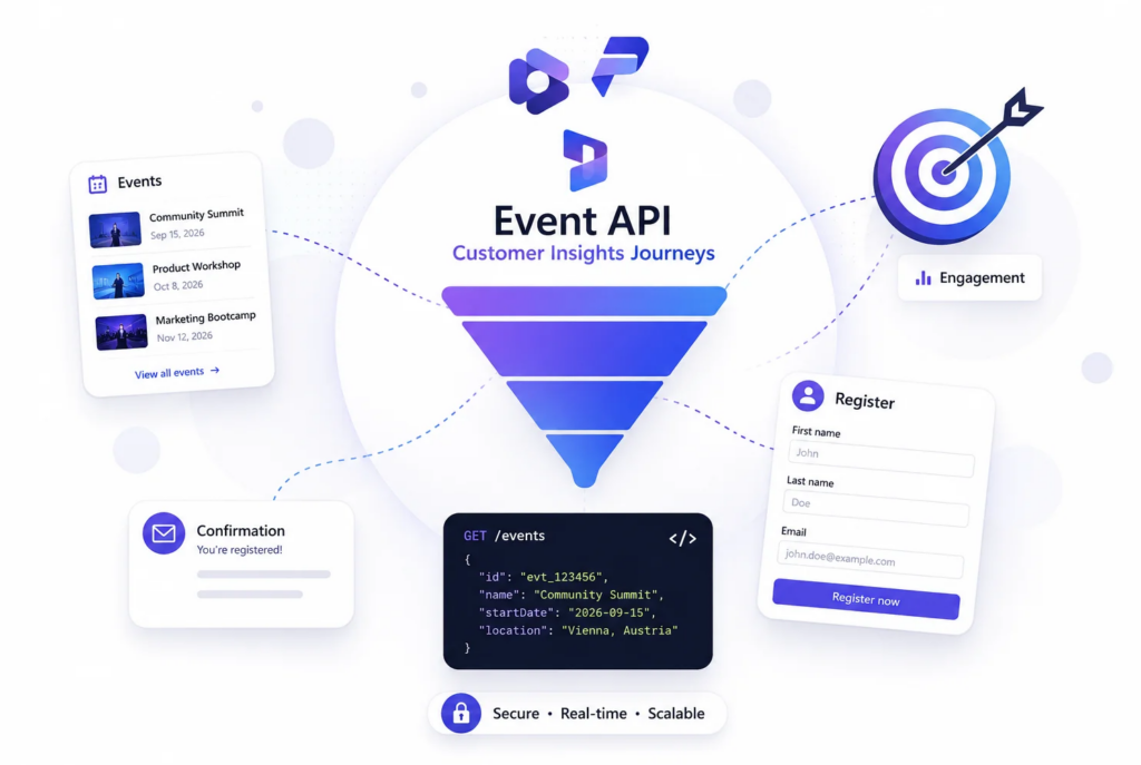 Building custom event experiences with the Customer Insights Journeys Event API, Part I